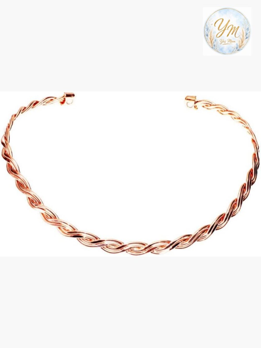 Adjustable Copper Magnetic Therapy Necklace for Women
